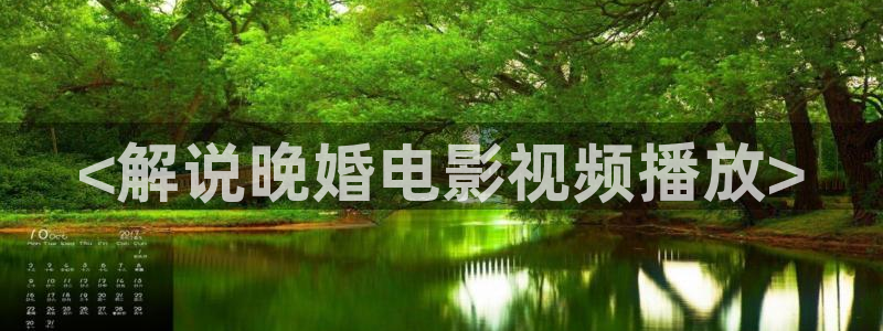 樱桃网看片：<解说晚婚电影视频播放>